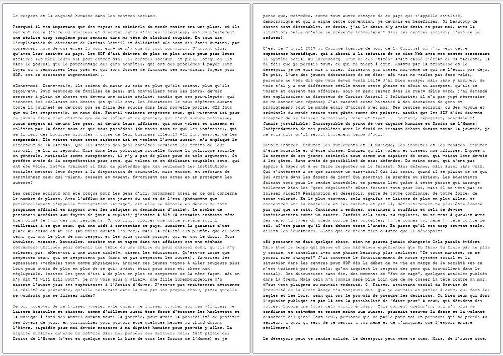 Lazarus/Free Pascal: Proper print out of a text file with long lines - Output