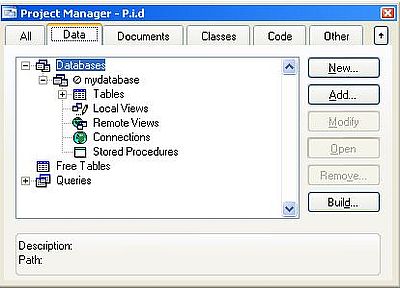 Visual FoxPro 9 on Windows XP: VPF database components