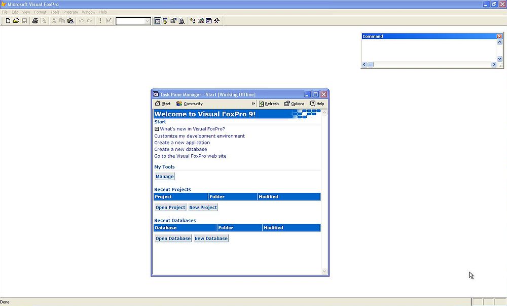 Visual FoxPro 9 on Windows XP: The VFP 9 GUI