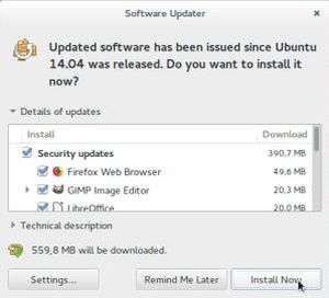 Updating SemiCode OS 1.9 using 'Software Updater'
