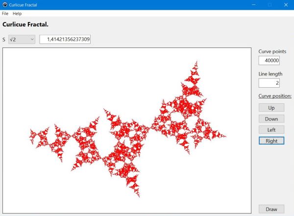 Lazarus/Free Pascal curlicue fractal