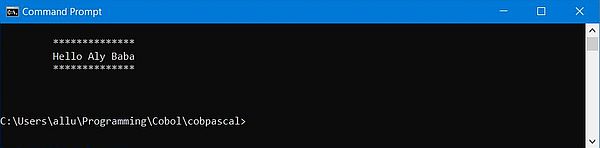 GNU Cobol calls Free Pascal: Execution of a program using the units 'cps.pas' and 'cpio.pas'