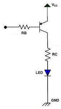 Parallel port circuits: Using a PNP transistor as logical low switch
