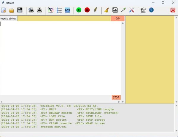 Using TclTkIDE for Tcl/Tk development on Windows 11