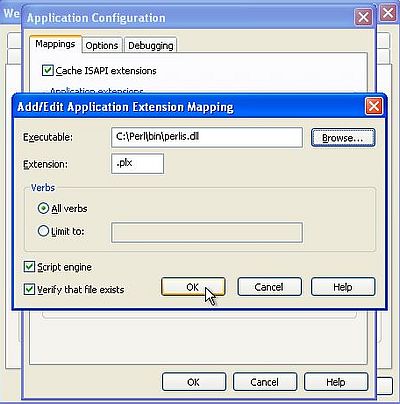 Perl on Windows XP: Configuring IIS for Perl ISAPI [3]