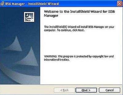 PHP on Windows XP: Installation of IIS Manager 6.0