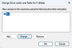 Manually changing the drive letter of a USB flush device [2]