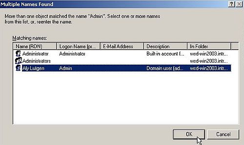 Windows Server 2003: File sharing - Adding users who may access a shared folder [2]