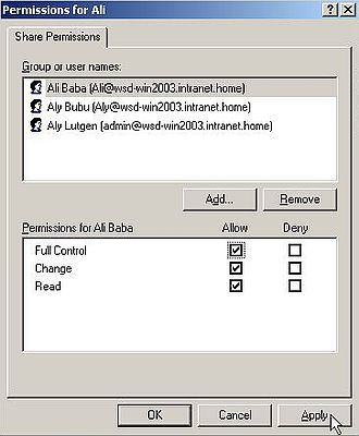 Windows Server 2003: File sharing - Giving all users full control on all shared folders