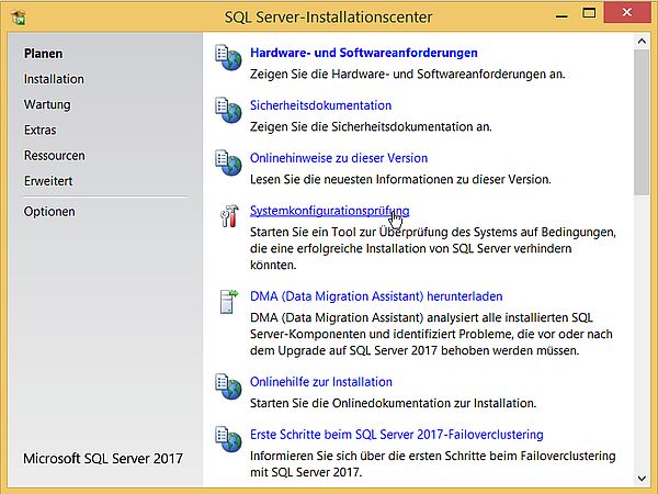 SQL Server installation: Checking the system configuration [1]